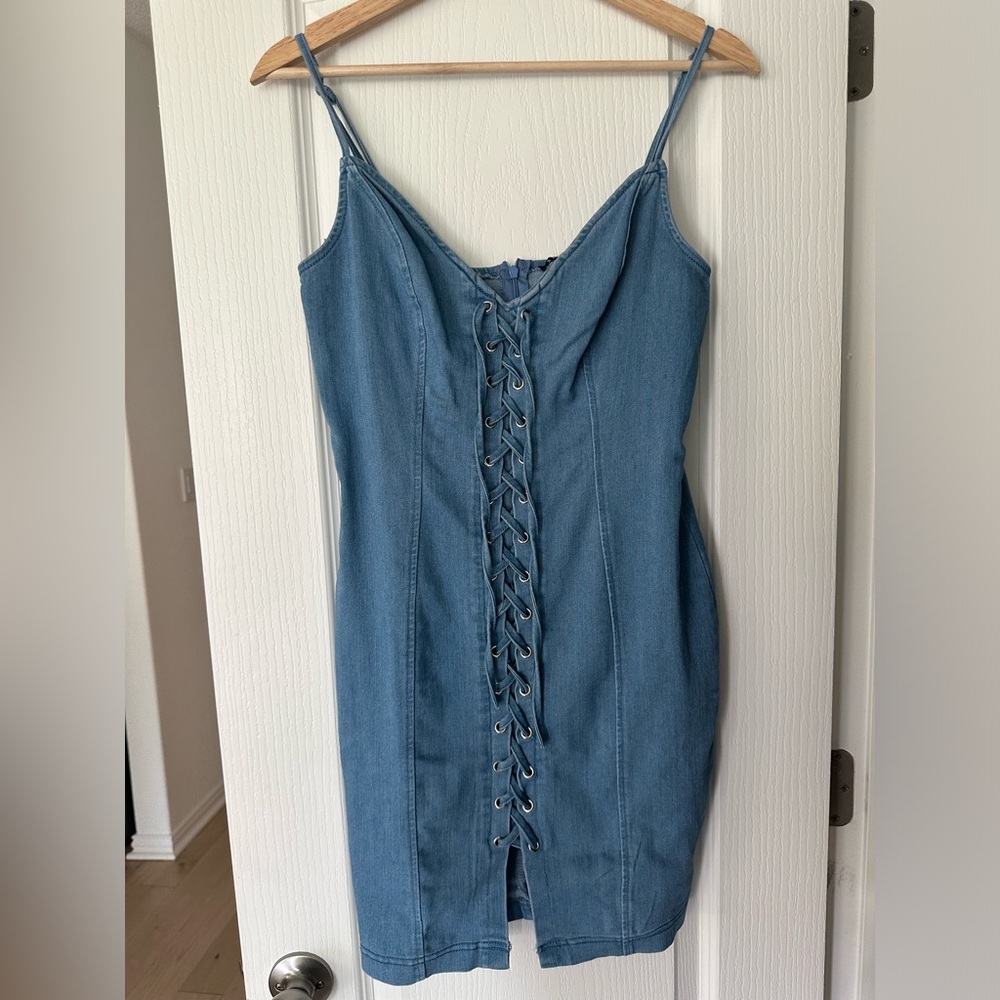 Denim dress
